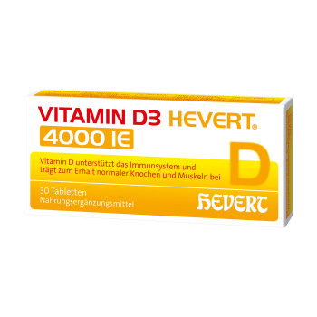 VITAMIN D3 HEVERT 4.000 I.E. Tabletten