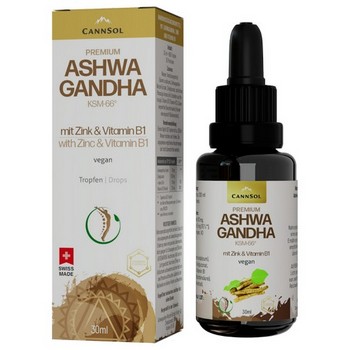 ASHWAGANDHA MIT Zink & Vitamin B1 Tropfen z.Einn.