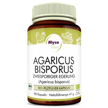 AGARICUS BISPORUS Bio Pilzpulver-Kapseln