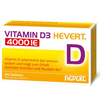 VITAMIN D3 HEVERT 4000 I.E. Tabletten